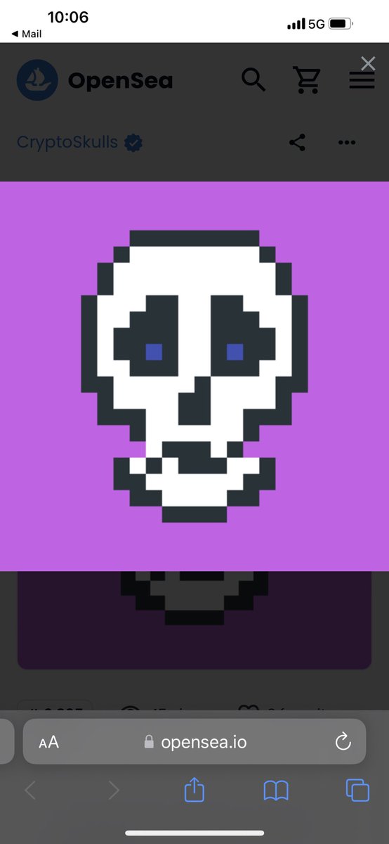 Skullster5's tweet photo. @peter_triantos @LeonidasNFT  @irishnftgal @xoaonft @CryptoSkullBot @Crypto_Skulls https://t.co/rQj7ZzULHn