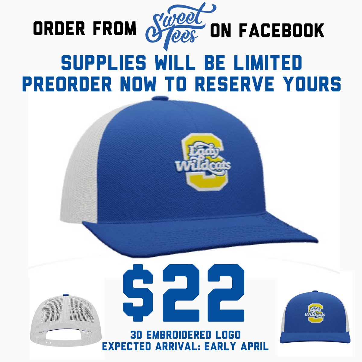 SweetTeesSW's tweet image. We love our Lady Cats! Preorder this one of a kind hat so you know you’ll get one when they arrive! Supplies will be limited so don’t miss your chance!