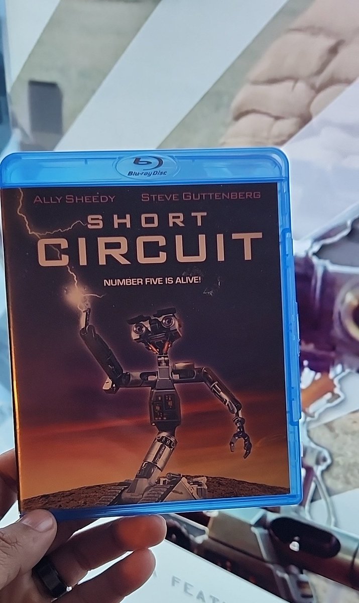 On deck, Short Circuit!!!!

#SteveGuttenberg
#AllySheedy
#Johnny5
#ShortCircuit
#Bluray
#PhysicalMedia
#DollarCinema