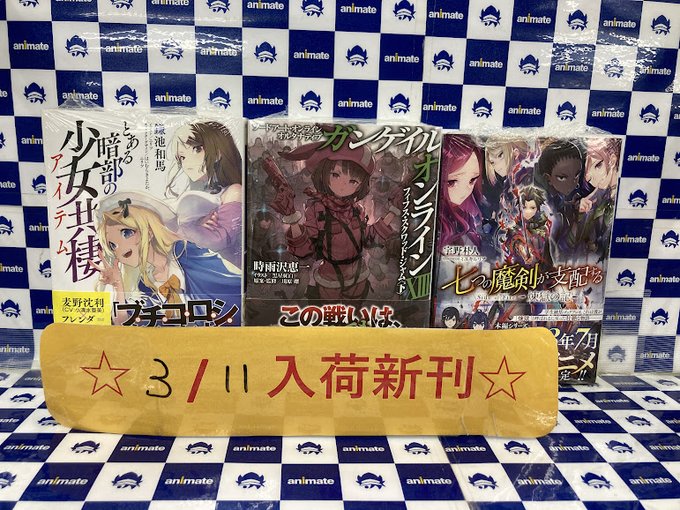 【書籍入荷情報】「とある暗部の少女共棲」「ソードアート・オンライン　オルタナティブ ガンゲイル・オンラインXIII」「魔