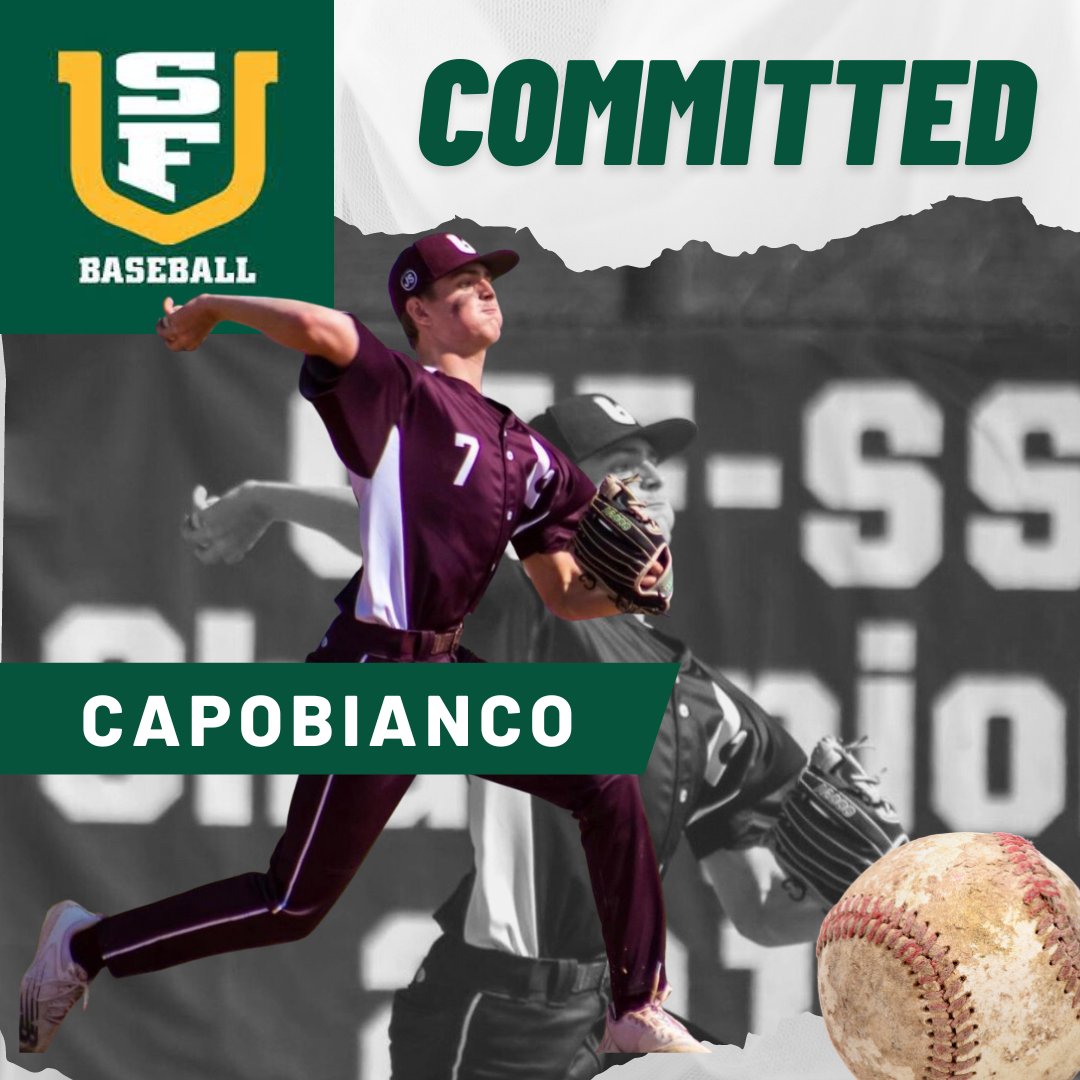Congratulations to Joey Capobianco <a href="/JoeyCapo7/">Joey_Capobianco</a> and to <a href="/SFDonsBaseball/">San Francisco Baseball</a> ! We can't wait to watch you at the next level Capo!