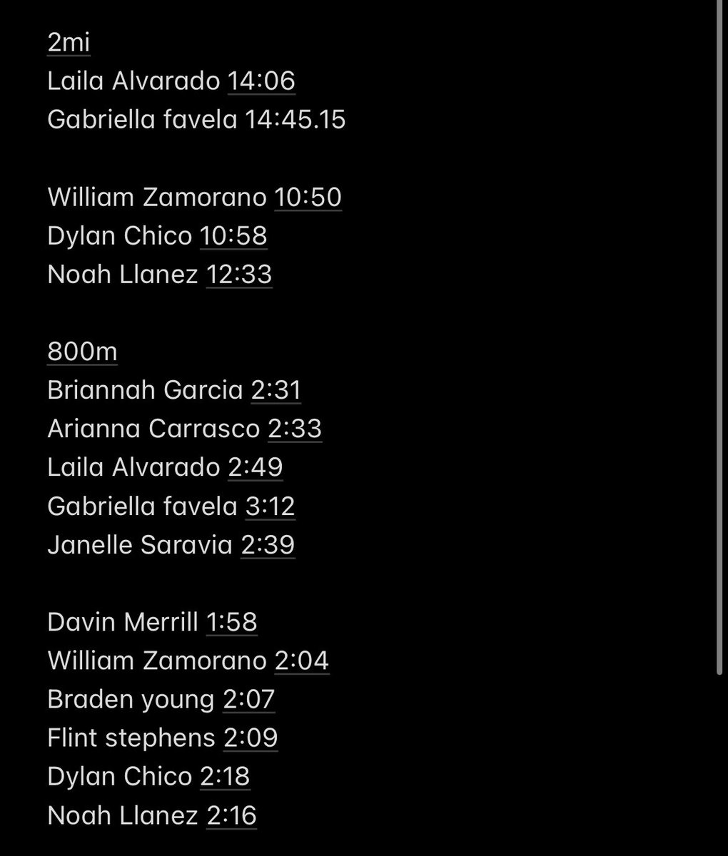 coach_torres2's tweet image. We had some tough races today and tough competition...but we also had some huge PR throw downs from our varsity and junior varsity distance runners!! 

What a great way to head into spring break.
#MojoMagic #TrackAndField 
@PermianSports  @ECISDAthletics