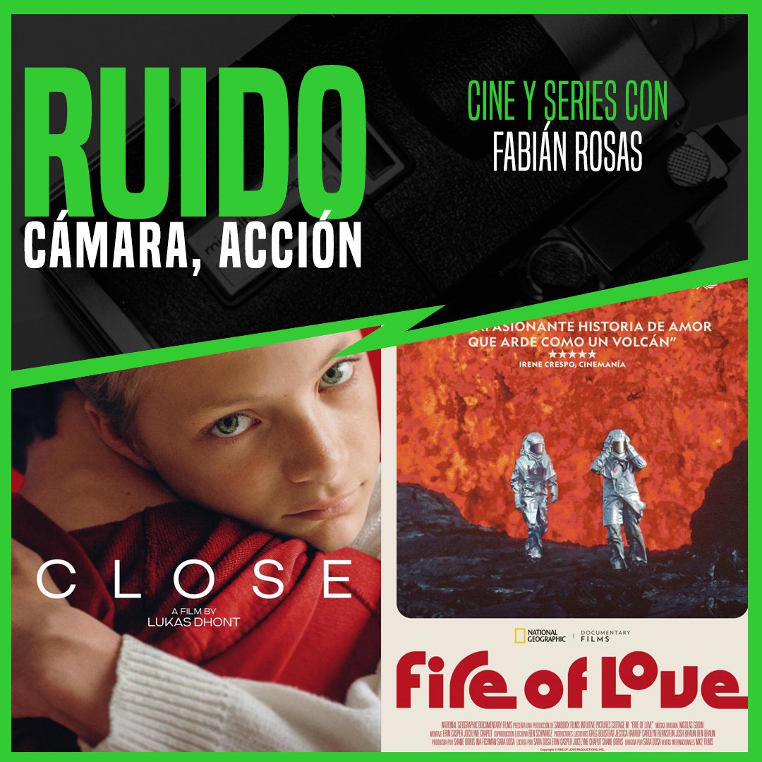 🟢 Esta semana Fabián Rosas Morales nos recomienda dos películas nominadas a los Premios Oscar 2023: Close y Fire of Love

🎧 Escucha esta sección en nuestro Spotify Ruido de Fondo MX

👂 spoti.fi/3T5145Z