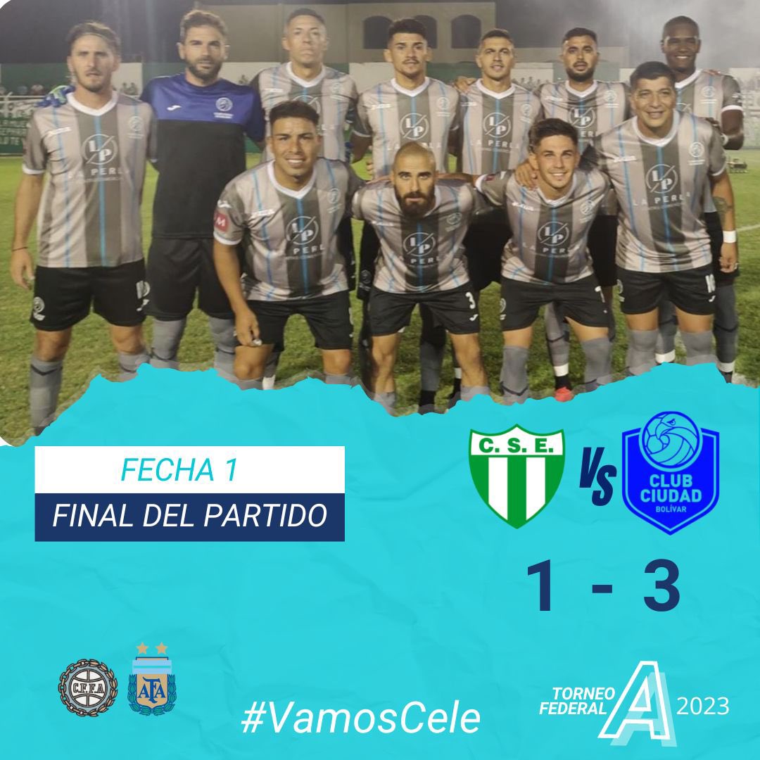 #FederalA⚽️

🔵Triunfo en San Luis !!! El “Cele”se trajo los tres puntos en su debut. <a href="/Tibuvazquez/">Luciano vazquez</a> , #BrianDuarte y #AlfredoTroncoso los goleadores.

🔵 El próximo encuentro de #CiudadDeBolivar será el sábado 18 en el Estadio Eva Perón ante #ArgentinoDeMonteMaiz..

🔵#VamosCele💙