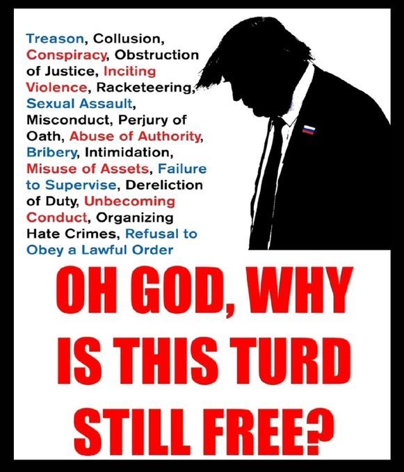 Pick a crime, any crime....JUST LOCK HIM UP NOW!!!