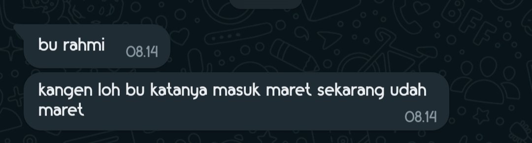 oya maaf nak, kirain masi desember 🙂