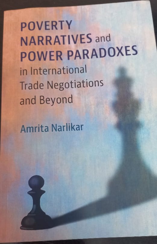 Dr Surendar Singh (@surendar_nanda) on Twitter photo A thought provoking and excellent piece of work "Poverty Narratives and Power Paradoxes in International Trade Negotiations and Beyond" by Amrita Narlikar. <a href="/AmritaNarlikar/">Dr Amrita Narlikar</a> <a href="/ARTNeTontrade/">ARTNeT</a> <a href="/wto/">WTO</a> <a href="/CimGOI/">Minister of Commerce and Industry</a> A thought provoking and excellent piece of work "Poverty Narratives and Power Paradoxes in International Trade Negotiations and Beyond" by Amrita Narlikar. <a href="/AmritaNarlikar/">Dr Amrita Narlikar</a> <a href="/ARTNeTontrade/">ARTNeT</a> <a href="/wto/">WTO</a> <a href="/CimGOI/">Minister of Commerce and Industry</a>
