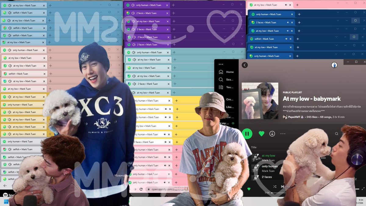 MM29_MT's tweet photo. ฟังเพลงของเธอปล่อยให้เป็นหน้าที่เรา ส่วนหลังที่ปวดปล่อยให้เป็นหน้าที่หมอนวด❤️
#เพราะรักคำเดียวที่เหลือปวดหลัง🤣🤣

แมสสตรีม #atmylow ให้เข้าชาร์ต Spotify Top Song Thailand 

เพลลิสท์ 
🔗 https://t.co/MAR8AJlWSV

#SupportForMTParty #theotherside @marktuan​ #MarkTuan @dnaofficial https://t.co/CT12ru7wdA