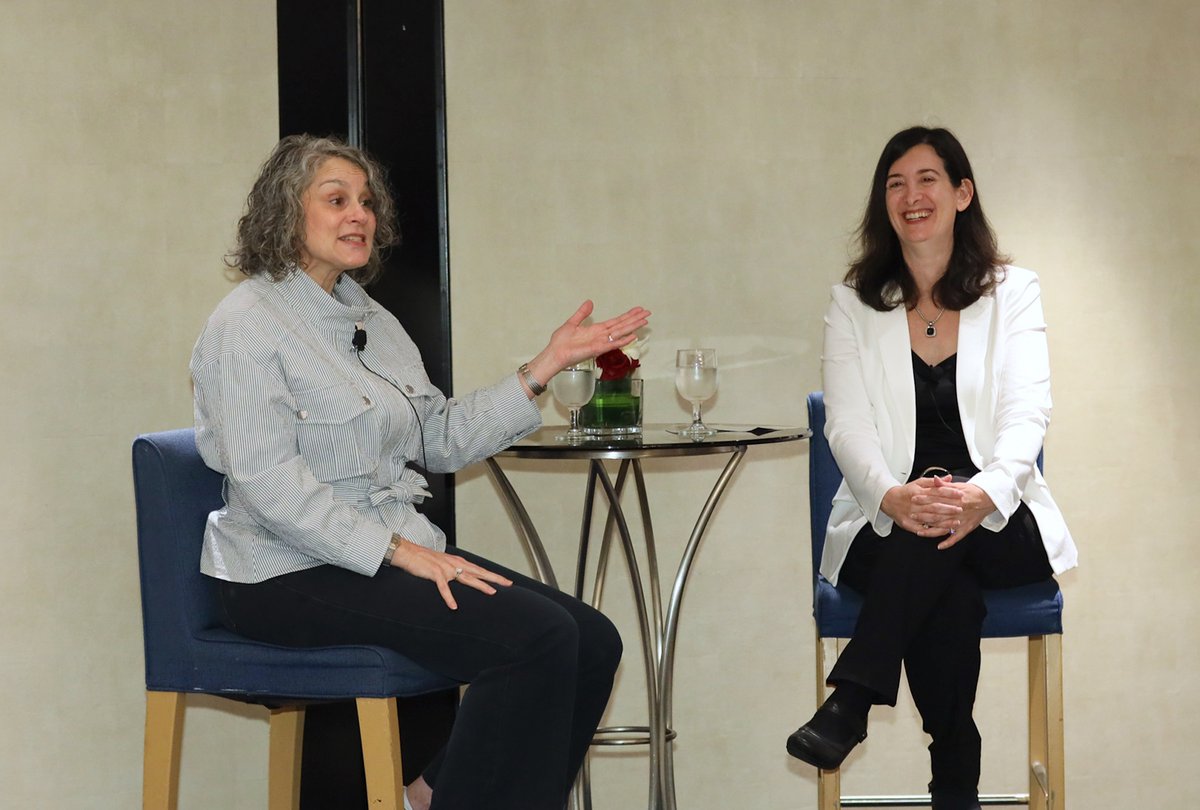 Wharton's tweet photo. As we celebrate #WomensHistoryMonth, there’s no better way to start #WhartonForum Day 2 than with an alumnae breakfast!

Led by Deputy Dean @NRothbard and Vice Dean @LRosenkopf, the inspiring session focused on mentoring and sponsorship. https://t.co/I3kwSOCJ83