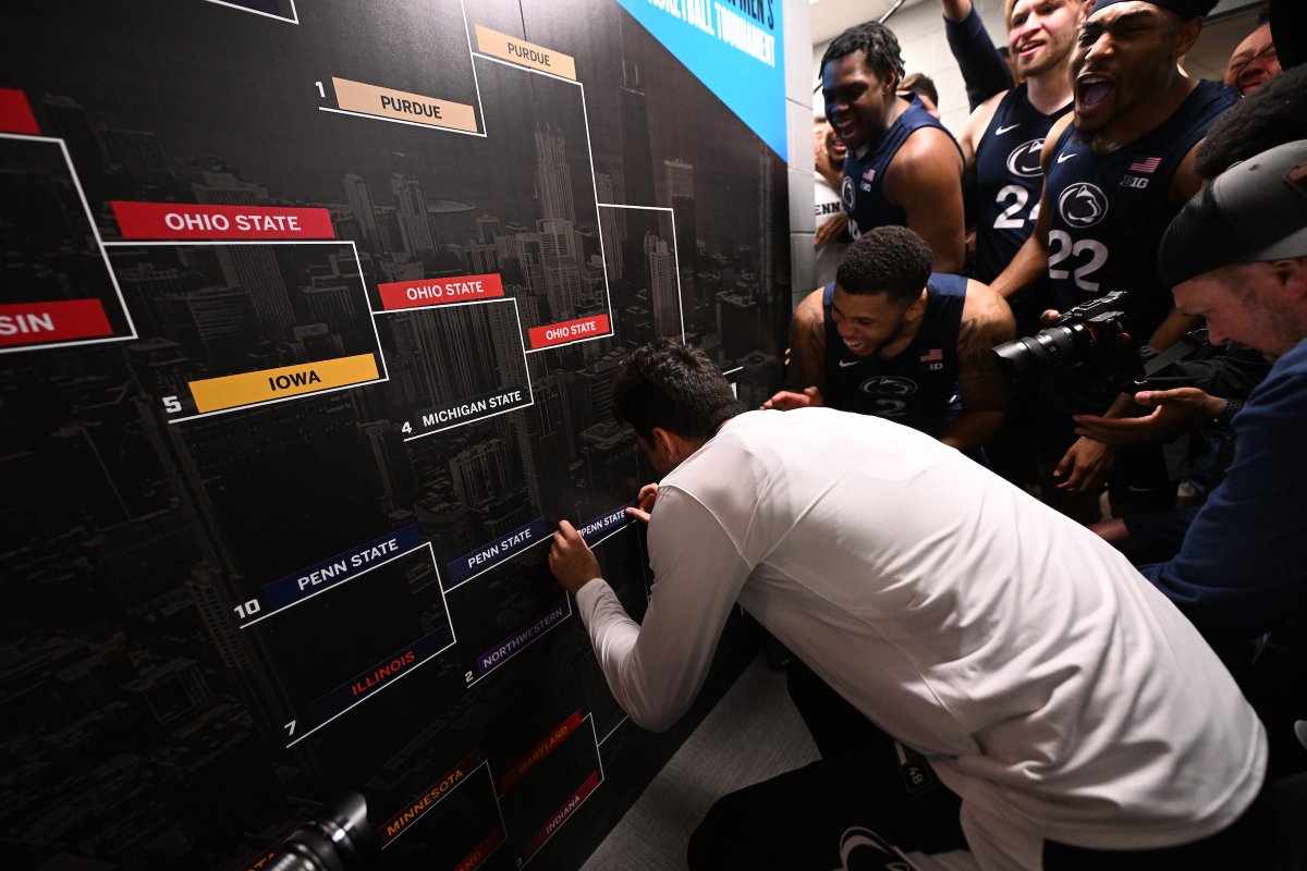 On to the next ‼️

Penn State vs. Indiana on Semifinal Saturday tomorrow afternoon at approx. 3:30 PM ET/2:30 PM CT on CBS

#WeAre