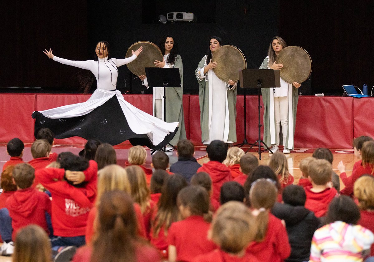 VillageSchool's tweet photo. Today, we celebrated Nowruz, a “New Day” in Persian. Nowruz is a new year holiday that begins during the Spring Equinox. The assembly included a fun history lesson and a mesmerizing performance of Vandad Arezoo Music Academy. 

#villageschool #palisadianpost #palisadesnews https://t.co/N7jF6brjpM