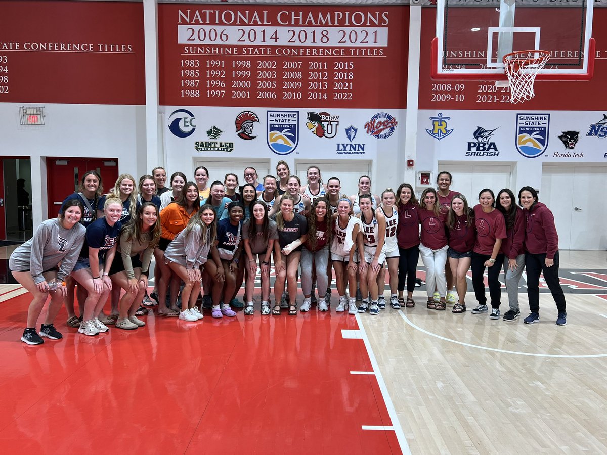 Lee Flames (@leeuflames) on Twitter photo When we say Lee is a family this is what we mean!! Shoutout to <a href="/LeeUSoftball/">Lee Univ Softball</a> and <a href="/LeeUGolf/">Lee University Golf</a> for coming out to support <a href="/LeeUWBB/">Lee Women's Basketball</a> tonight in the NCAA Tourney. Softball plays at Saint Leo this weekend and women’s golf plays in Orlando Monday and Tuesday!
#famiLEE
#FiredUp When we say Lee is a family this is what we mean!! Shoutout to <a href="/LeeUSoftball/">Lee Univ Softball</a> and <a href="/LeeUGolf/">Lee University Golf</a> for coming out to support <a href="/LeeUWBB/">Lee Women's Basketball</a> tonight in the NCAA Tourney. Softball plays at Saint Leo this weekend and women’s golf plays in Orlando Monday and Tuesday!
#famiLEE
#FiredUp
