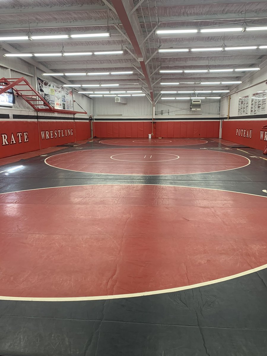 Wrestling room looking good