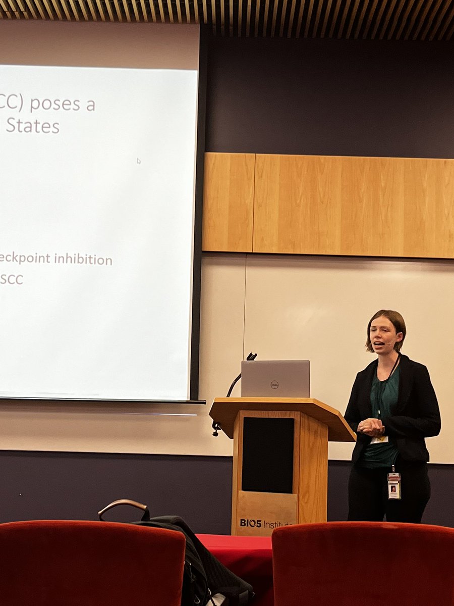 KTHastingsMDPhD's tweet photo. @ES_Borden shared her work on immunoediting in cutaneous squamous cell carcinoma at Frontiers in Immunobiology &amp; Immunopathogenesis https://t.co/1VdtipV7zl