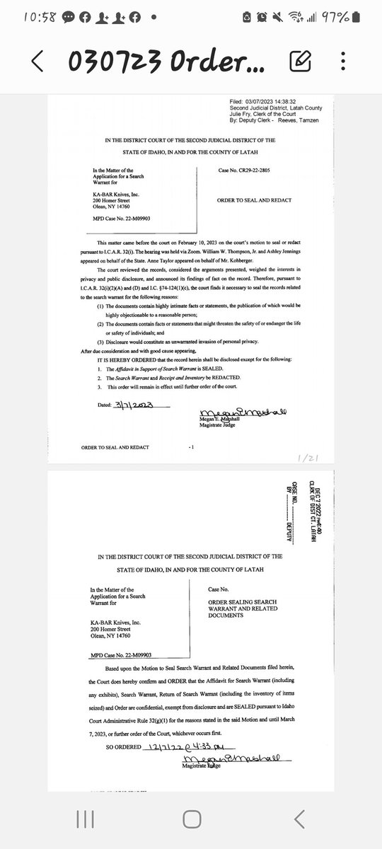 CoffindafferFBI's tweet photo. Important concerning the murder weapon involved in the  #Idaho4 case.

#BryanKohberger 
#IdahoFour
#Idahohomocides https://t.co/3NRC6D20bl