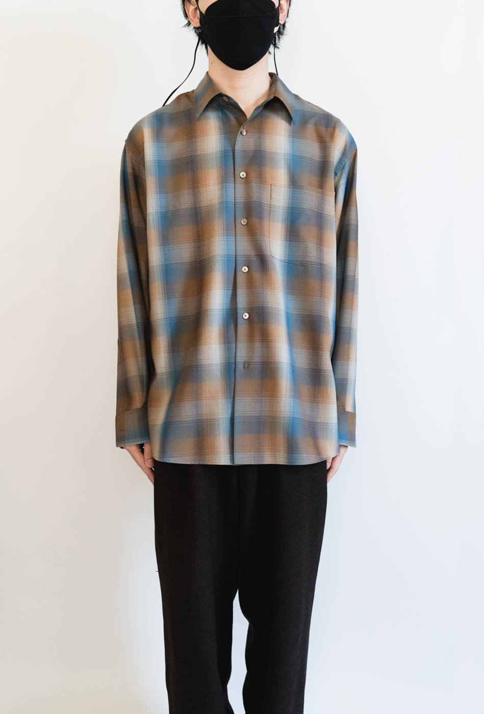 正規輸入元品 AURALEE SUPER LIGHT WOOL CHECK SHIRT23ss - トップス