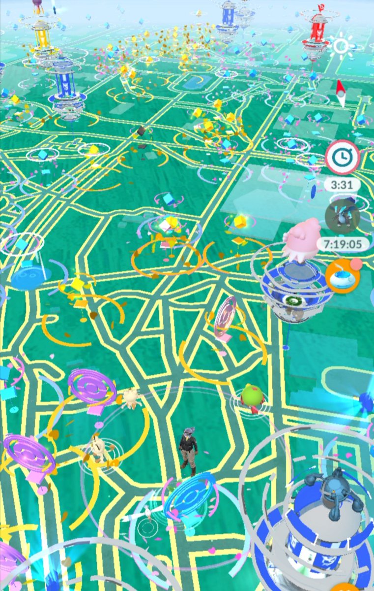 エピックレイドで上野公園行ったら黄金郷になってた#ポケモンGO