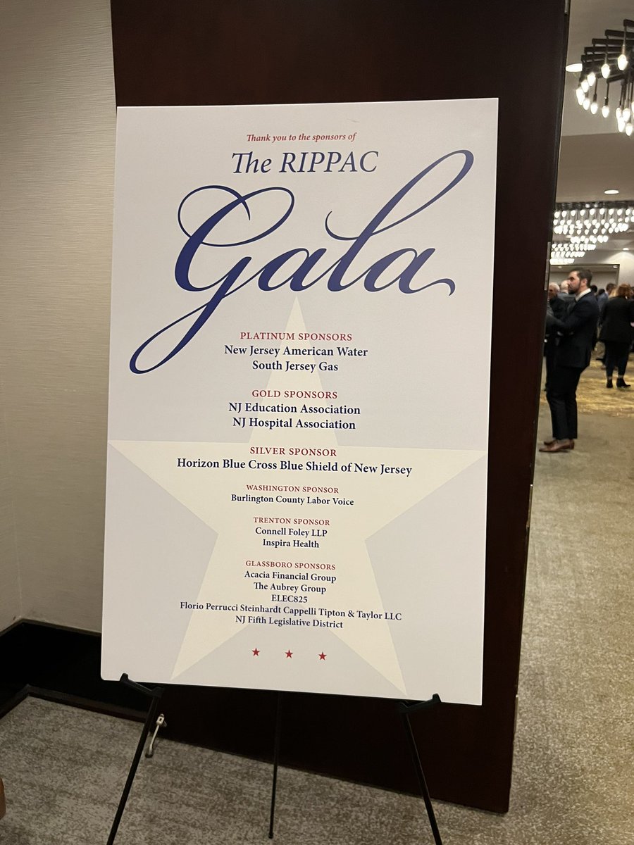 A great evening at the <a href="/RowanIPPC/">Dr. Ben Dworkin</a> Gala, celebrating the program’s success in fulfilling it’s mission: “workforce development for democracy”.

Congratulations to the event honorees, including <a href="/SpeakerCoughlin/">Speaker Craig J. Coughlin</a>.

One of the best parts was speaking with the <a href="/RowanUniversity/">Rowan University</a> students!