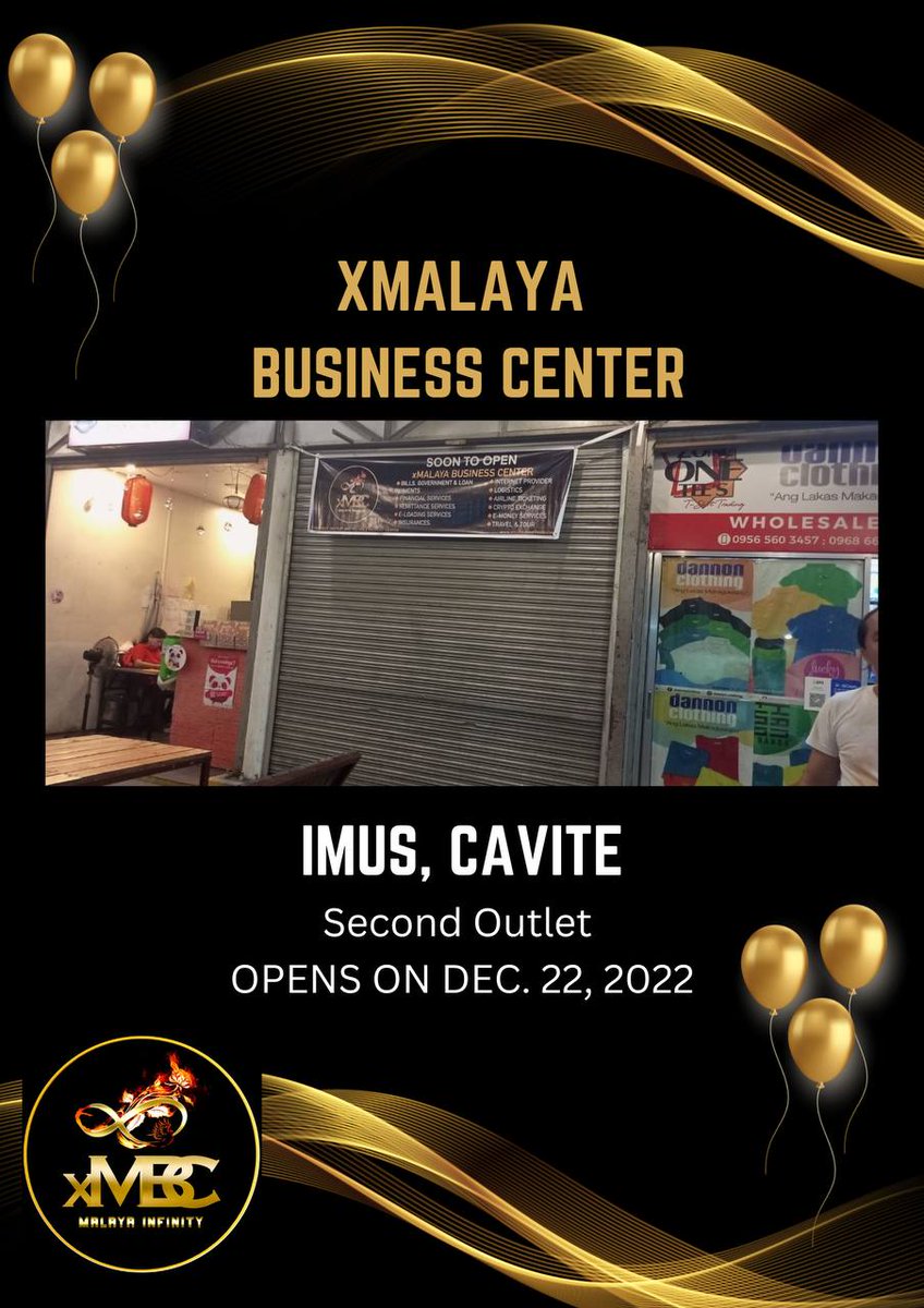 hershegrapes's tweet image. This is one of @MalayaInfinity sources of income outside XRPL. #XMBC

xMalaya Business Center assists and provides financial services locally and internationally. It is the physical office of our project. It will sustain a cash flow to holders in the long- term.

#xMalaya