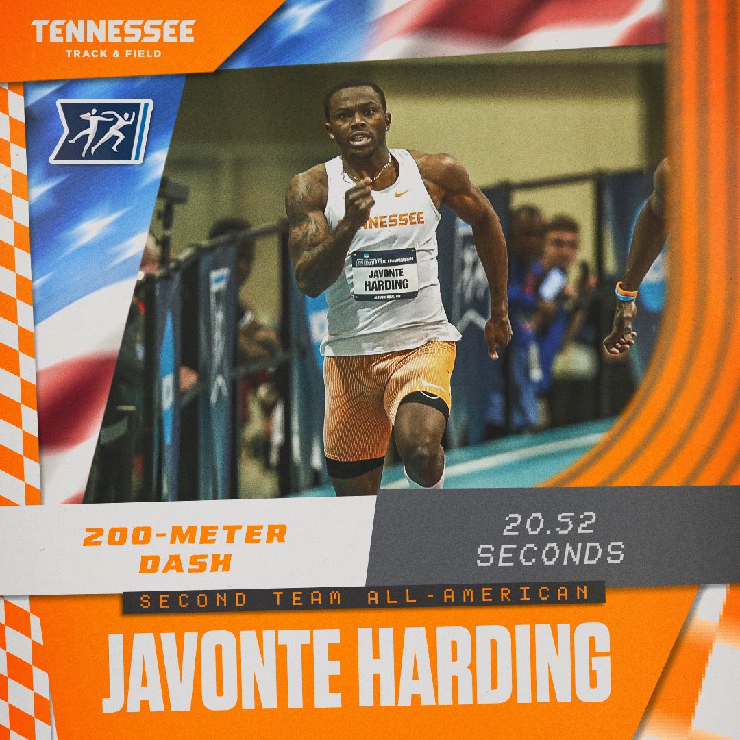 Tennessee Track & Field on Twitter "🇺🇸 𝐒𝐄𝐂𝐎𝐍𝐃 𝐓𝐄𝐀𝐌 𝐀𝐋𝐋𝐀𝐌𝐄𝐑𝐈𝐂𝐀𝐍 🇺🇸 VonteHarding collects his
