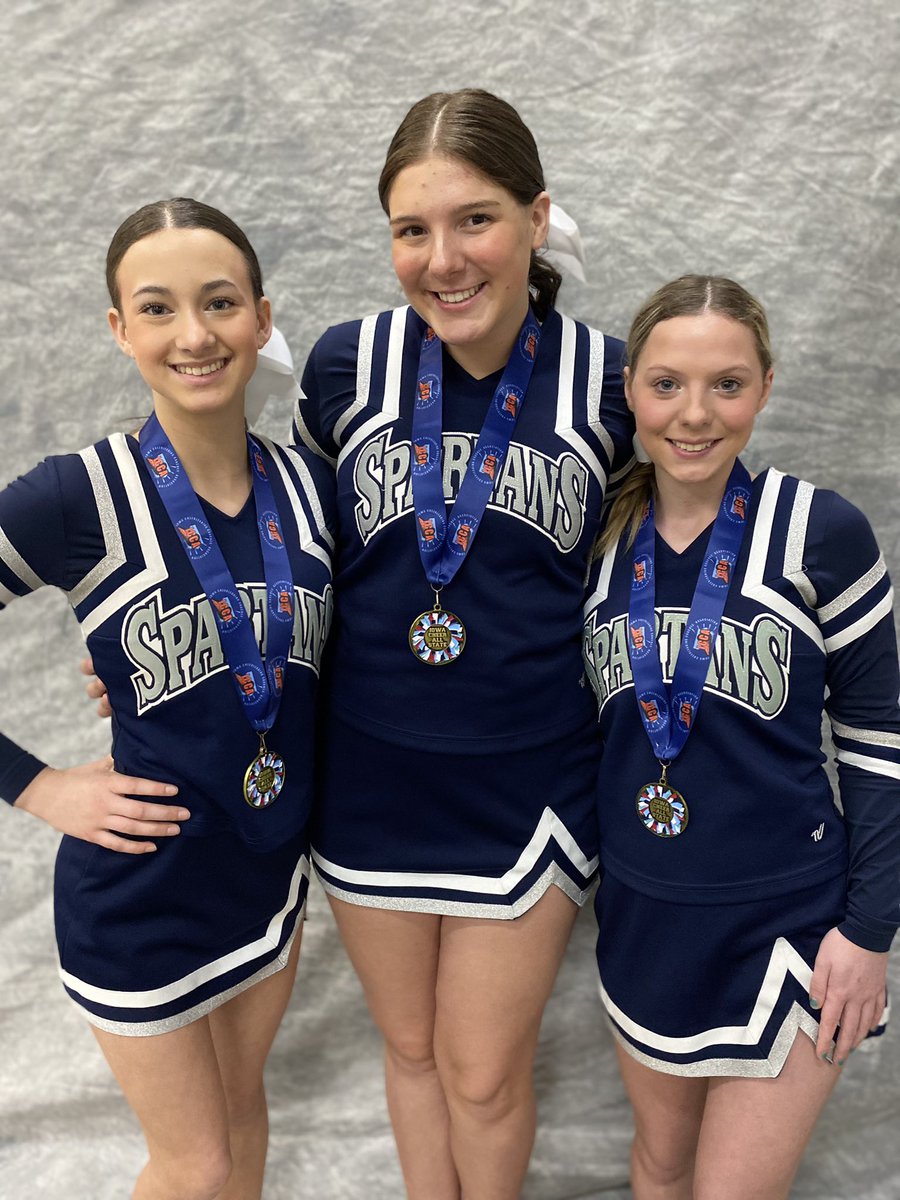 Our final day of winter cheer season was spent with these three amazing athletes, Isabel Gibbs, Sophie Malmen, and Maddie Staats, performing with the Iowa All-State Cheer Squad! What a phenomenal season it was!! <a href="/PVSpartanPride/">PVHS</a>