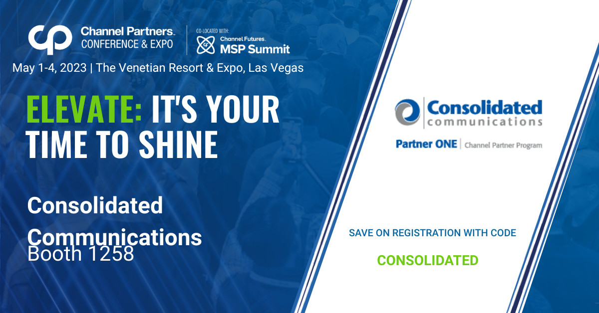 Meet with us at CPExpo! Free admission at l.feathr.co/channel-partne… 
#PartnerONE #ConsolidatedCommunications #CPExpo #channelpartners