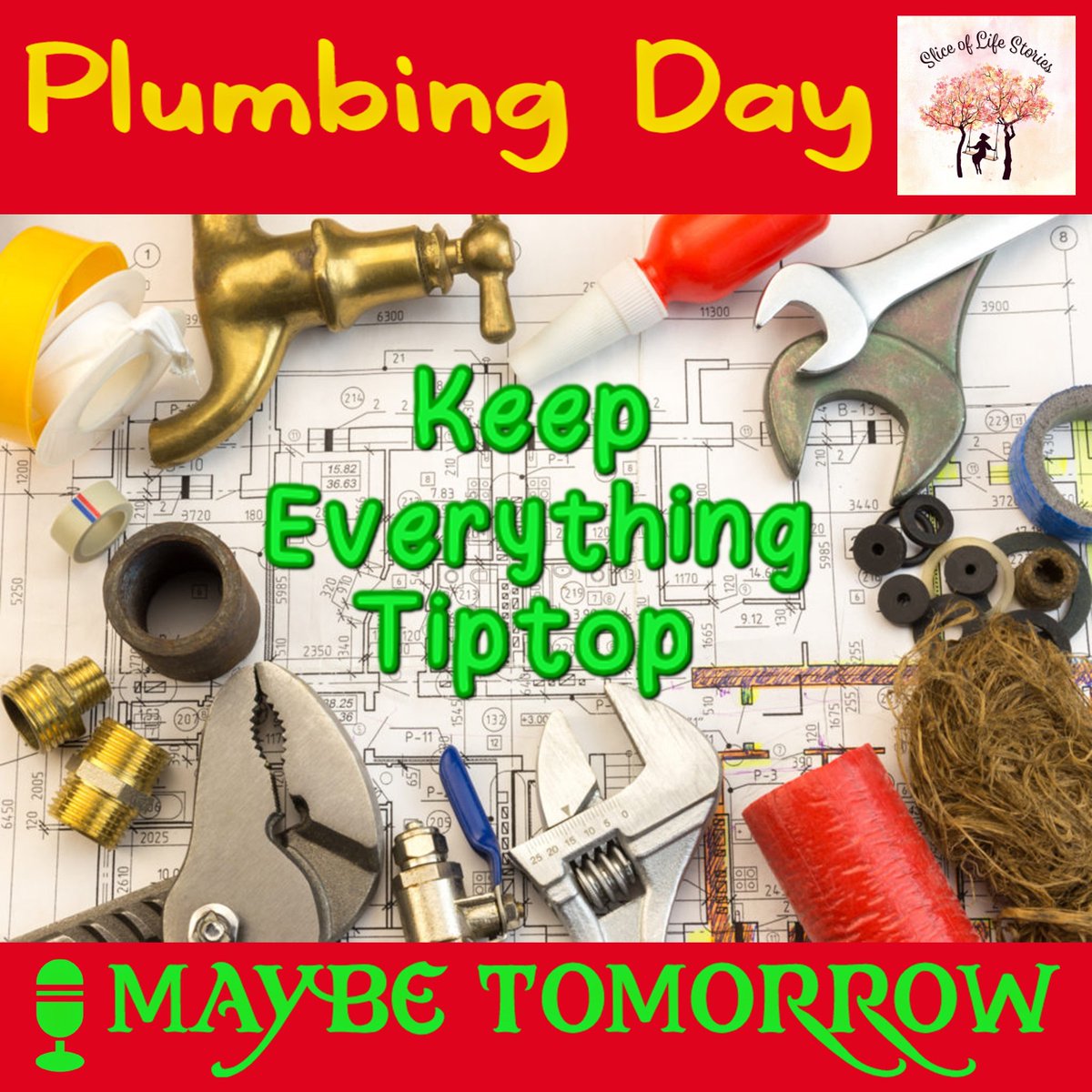 sliceoflife466's tweet photo. Plumbing Day with 🎙 Maybe Tomorrow
▶ https://t.co/7i842G9qtx
#maybetommorow #therapist #outsidethewindow #trustme #positivity #belief #hope #success #triumph #dogs #mysterygirl #brightvoice #hervoice #plumbing #plumber #worldplumbingday #water #keepeverythingtiptop https://t.co/h2rasvsKy6