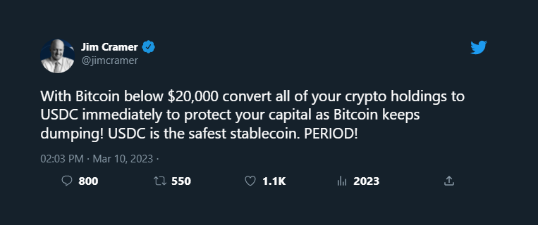 Cramer has done it again! 😱😱