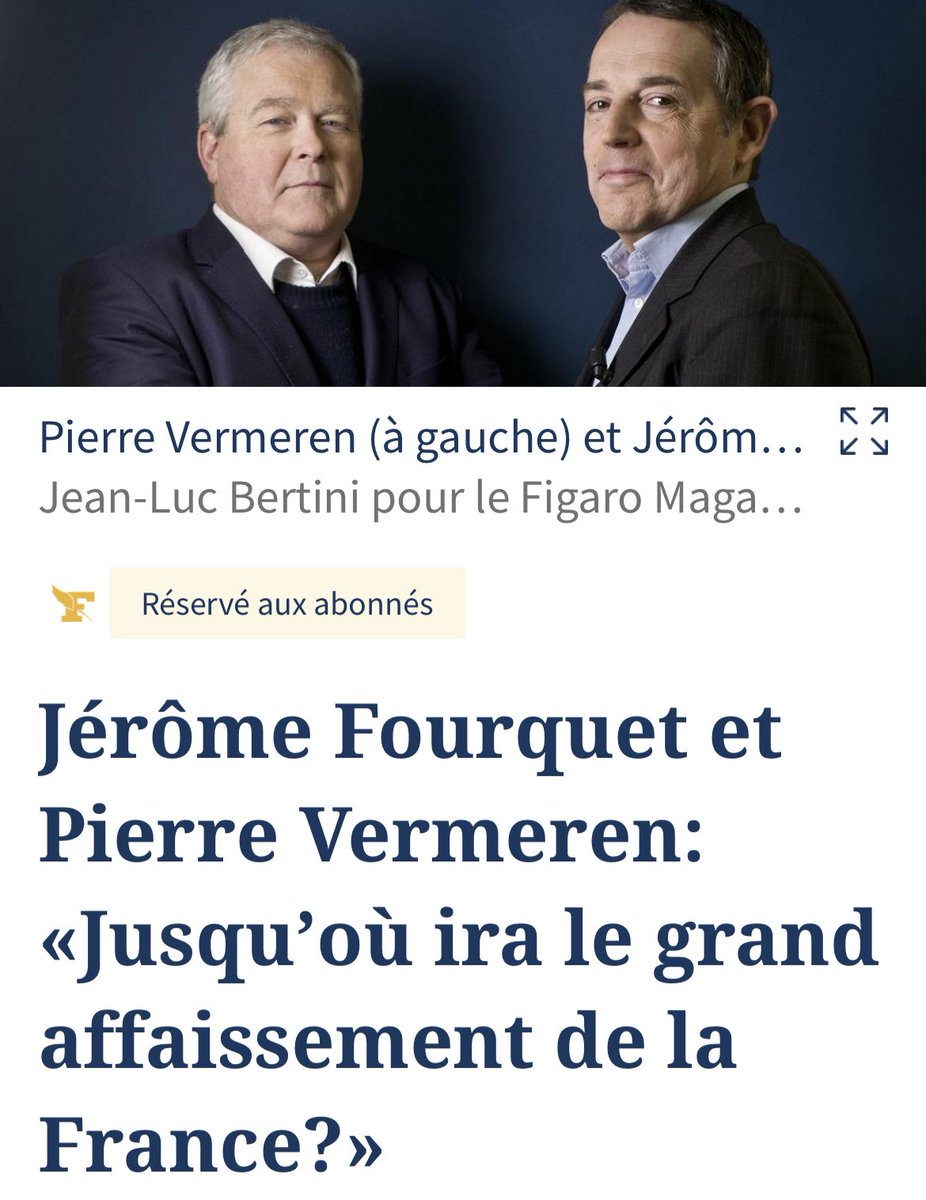 adrenaline1001's tweet photo. #JérômeFourquet et #PierreVermeren : «Jusqu’où ira le grand affaissement de la France?»
Sur fond de rejet de la réforme des retraites, de chômage de masse et de délitement des services publics, la France subit un lent naufrage et l’État échoue à maintenir la nation à flot. https://t.co/jLIwXwIPLW
