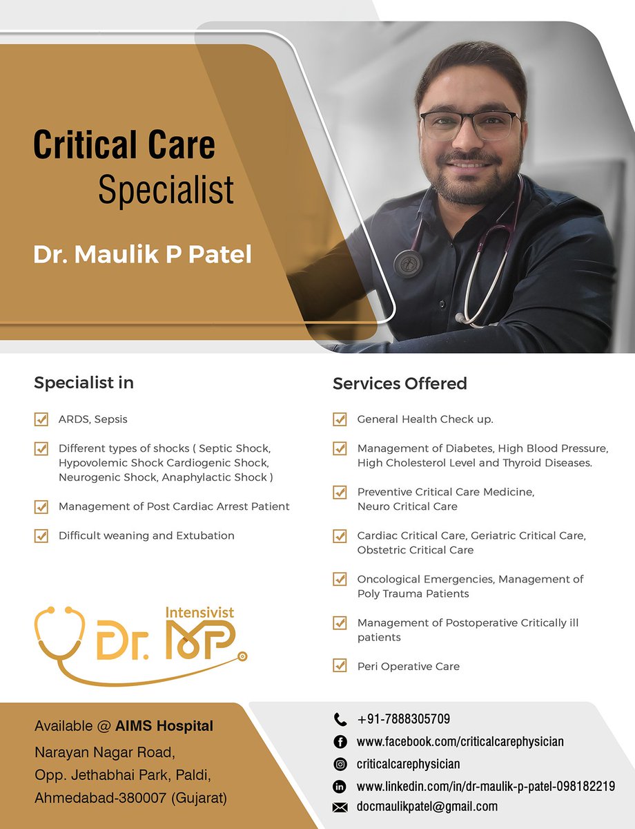 The Best Critical Care Services In The City. Everyone wants their loved ones to get best treatment from The Best Doctor In the city. You are on right page at the moment for it. Contact anytime in case of any medical emergencies. ' YOUR GOOD HEALTH IS MY PRIORITY '