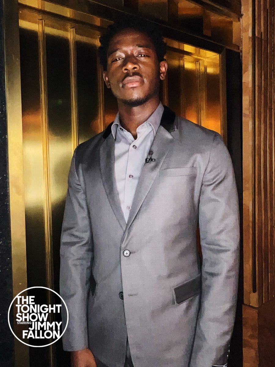 Damson Idris talks <a href="/SnowfallFX/">Snowfall</a> after the break! #FallonTonight #SnowfallFX