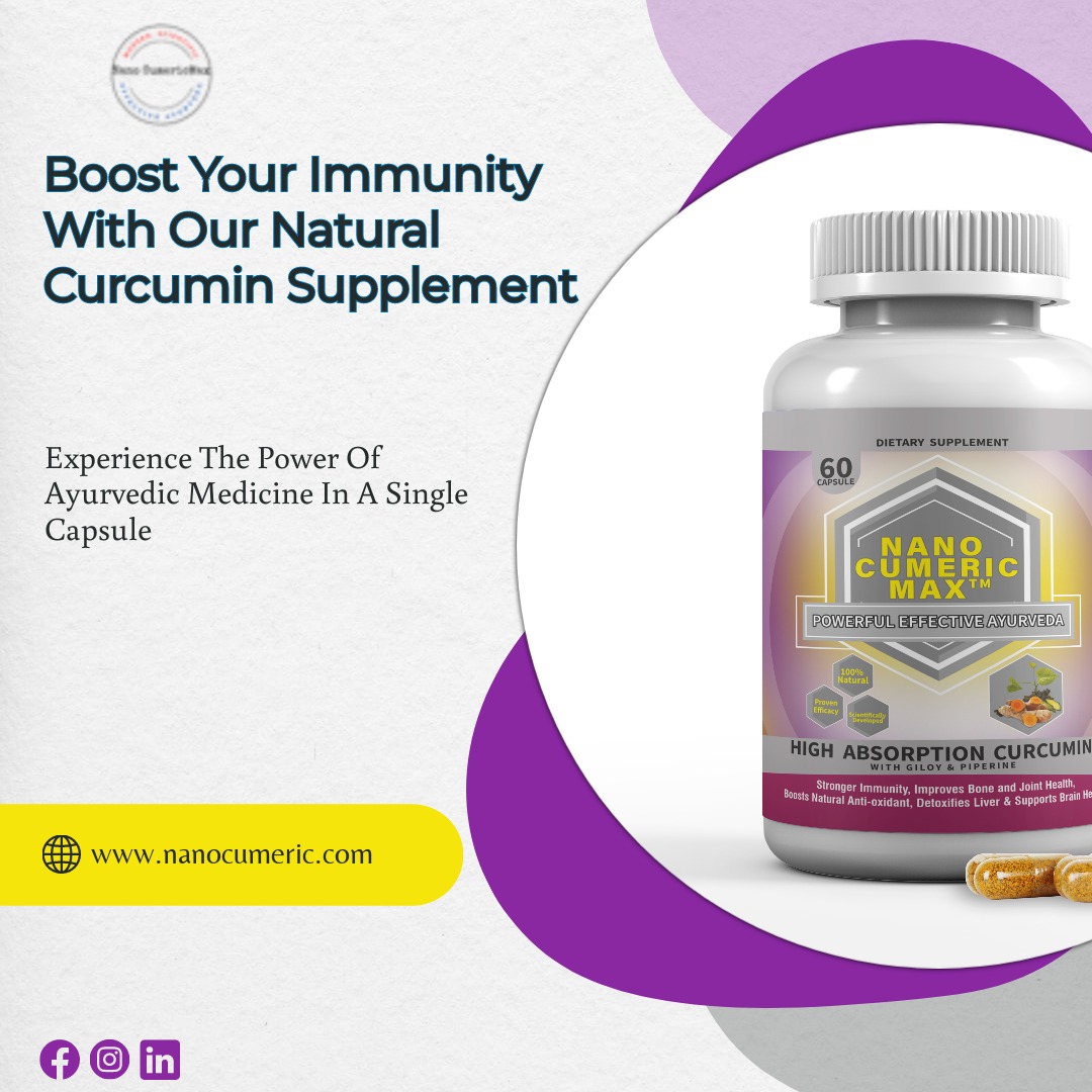 NanocumericM's tweet image. Do you ever feel fatigued, achy, or unwell and wonder how you might boost your immunity without chemicals? This ayurvedic health supplement with high-absorption curcumin can help you reach your health goals.. 
#nanocumericMax  #benfefitsofturmeric #benefitsofcurcumin