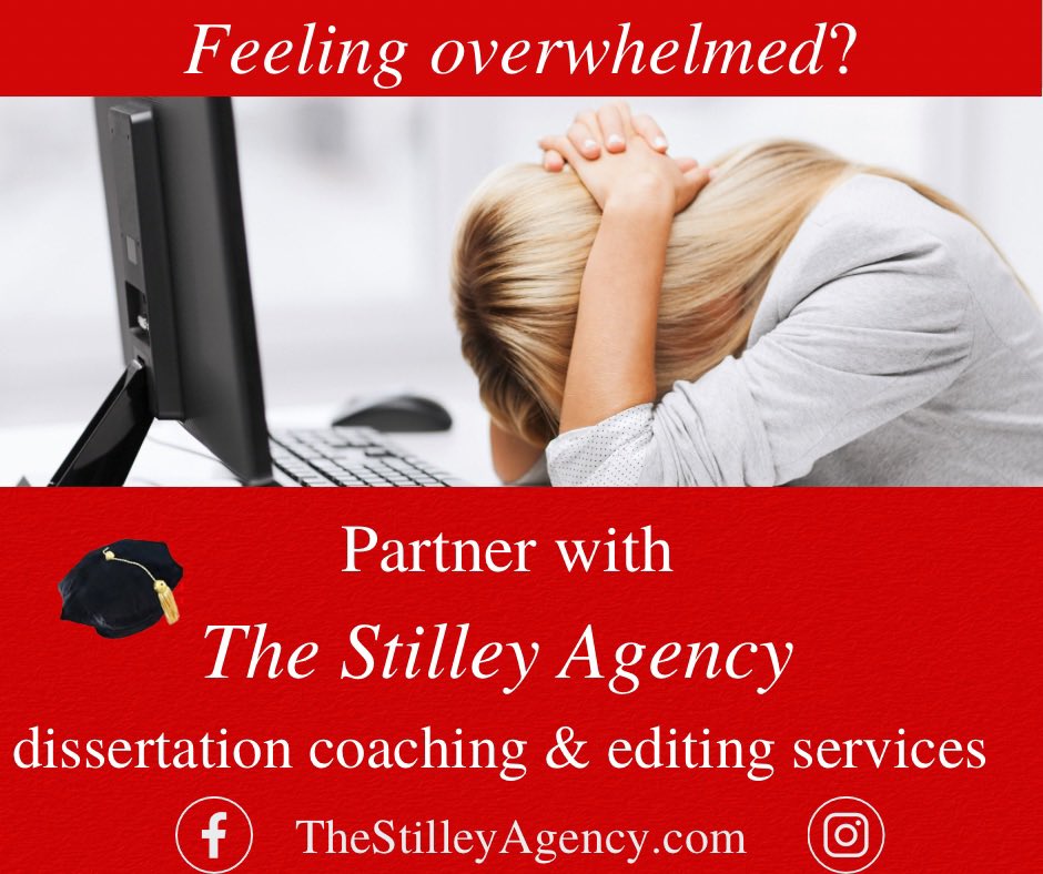 Partner with The Stilley Agency

#TheStilleyAgency #DrDana #AcademicEditing #DissertationWriting #dissertationhelp #DissertationEditingServices #JourneytoPhD