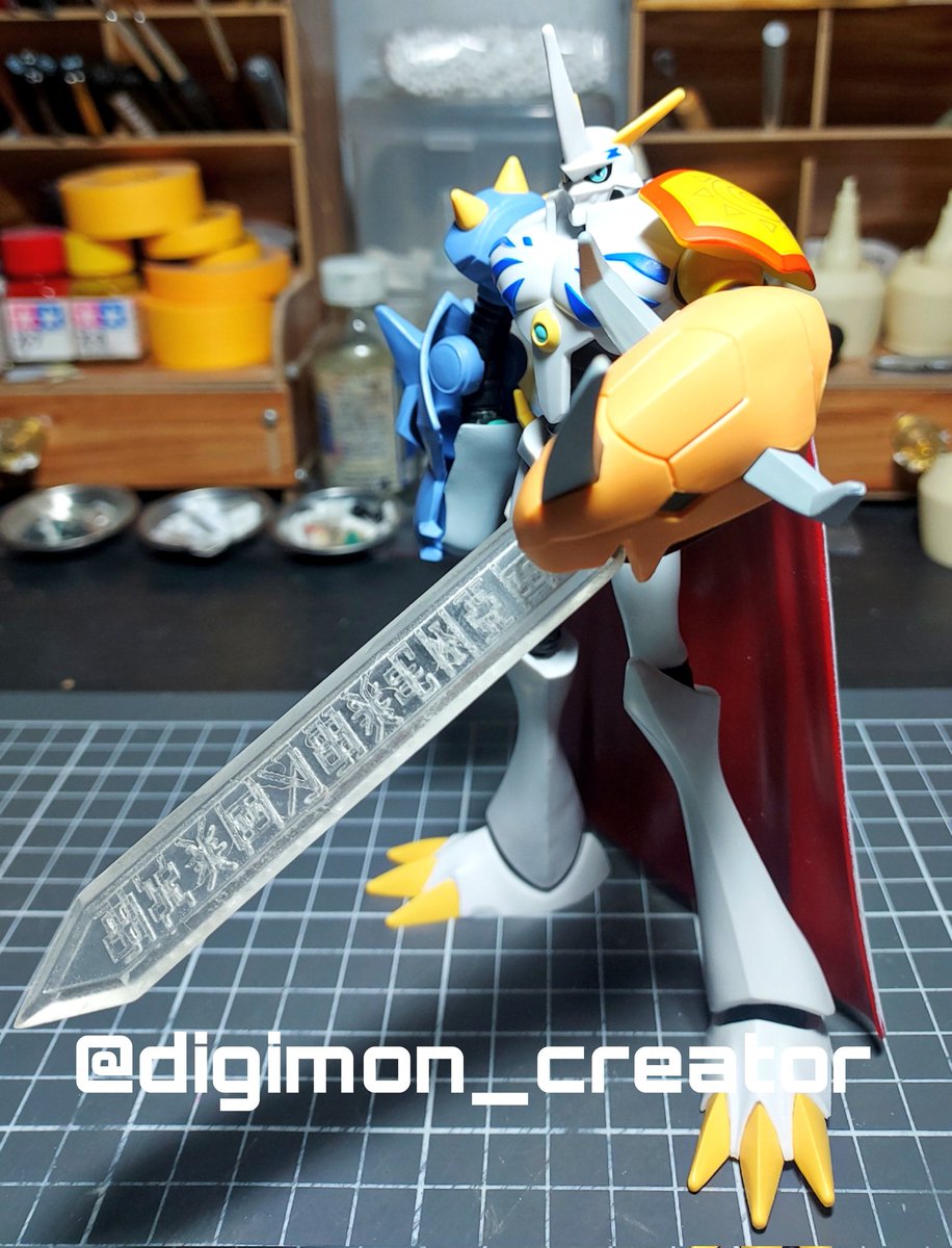 DMModelsCreator's tweet photo. DYNACTION 奧米加獸-茲瓦特 暴龍劍 準備中
#デジタルモンスター
#デジモン
#digimon
#DYNACTION
#Darts
#掌動shodo
#ANIMEHEROS
#FigureriseStandardAmplified
#FigureriseStandard
#オメガモン
#OMEGAMON
#オメガモンズワルト
#OmegamonZwart https://t.co/u7KLIXOwox