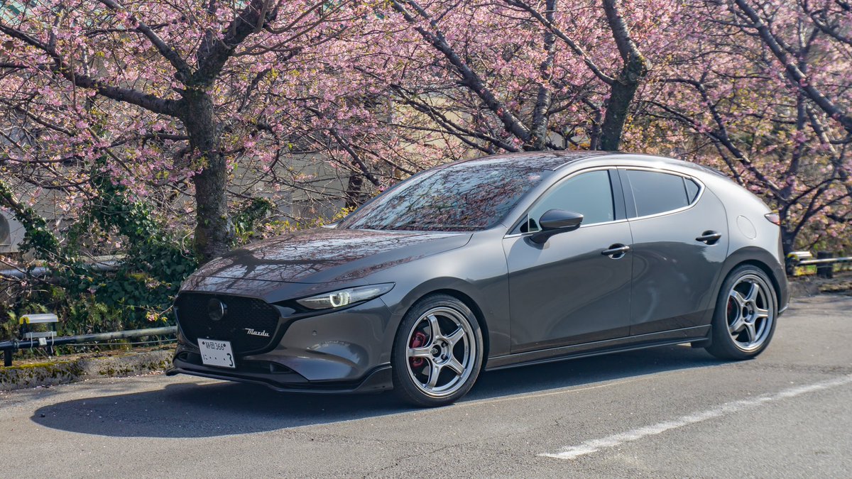 マシグレのMAZDA3FBで参戦します🐺
色んな人とお話出来たら嬉しいです！
楽しみすぎる〜〜

 #第二回浜名湖オフで会いましょう