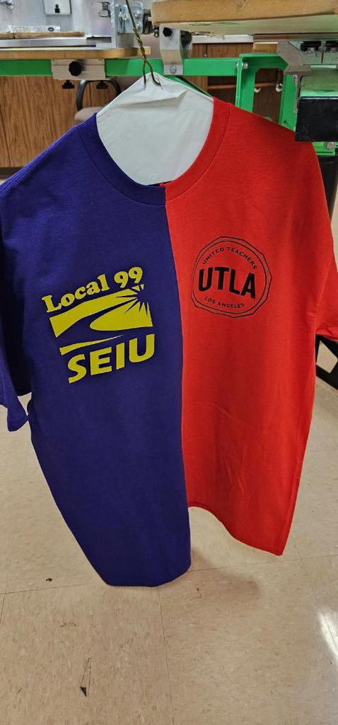 Marcela Chagoya (@marcela_chagoya) on Twitter photo What 60,000 members strong looks like in apparel format! <a href="/UTLAnow/">United Teachers Los Angeles</a> and <a href="/SEIULocal99/">SEIU Local 99</a> standing TOGETHER STRONG and RESILIENT against unfair practices by <a href="/LASchools/">Los Angeles Unified</a> led by <a href="/LAUSDSup/">Alberto M. Carvalho</a> ! We are NOT Miami, Sir. WELCOME TO LA.. March 15 loadingโฆ. #UnionStrong What 60,000 members strong looks like in apparel format! <a href="/UTLAnow/">United Teachers Los Angeles</a> and <a href="/SEIULocal99/">SEIU Local 99</a> standing TOGETHER STRONG and RESILIENT against unfair practices by <a href="/LASchools/">Los Angeles Unified</a> led by <a href="/LAUSDSup/">Alberto M. Carvalho</a> ! We are NOT Miami, Sir. WELCOME TO LA.. March 15 loadingโฆ. #UnionStrong