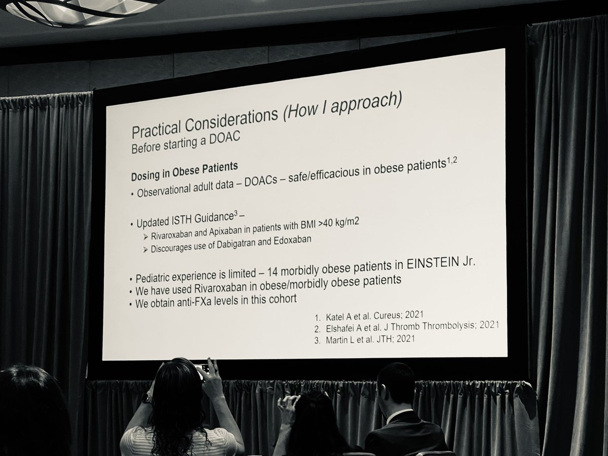As a fellow, I love “How I Approach sessions led by experts in the field. Thanks for speaking on #doacs Dr. <a href="/kumar_riten/">Riten Kumar, MD, MSc</a>! <a href="/HTRStoday/">Hemostasis and Thrombosis Research Society</a> <a href="/HTRSFellows/">HTRSFellows</a> #HTRS2023