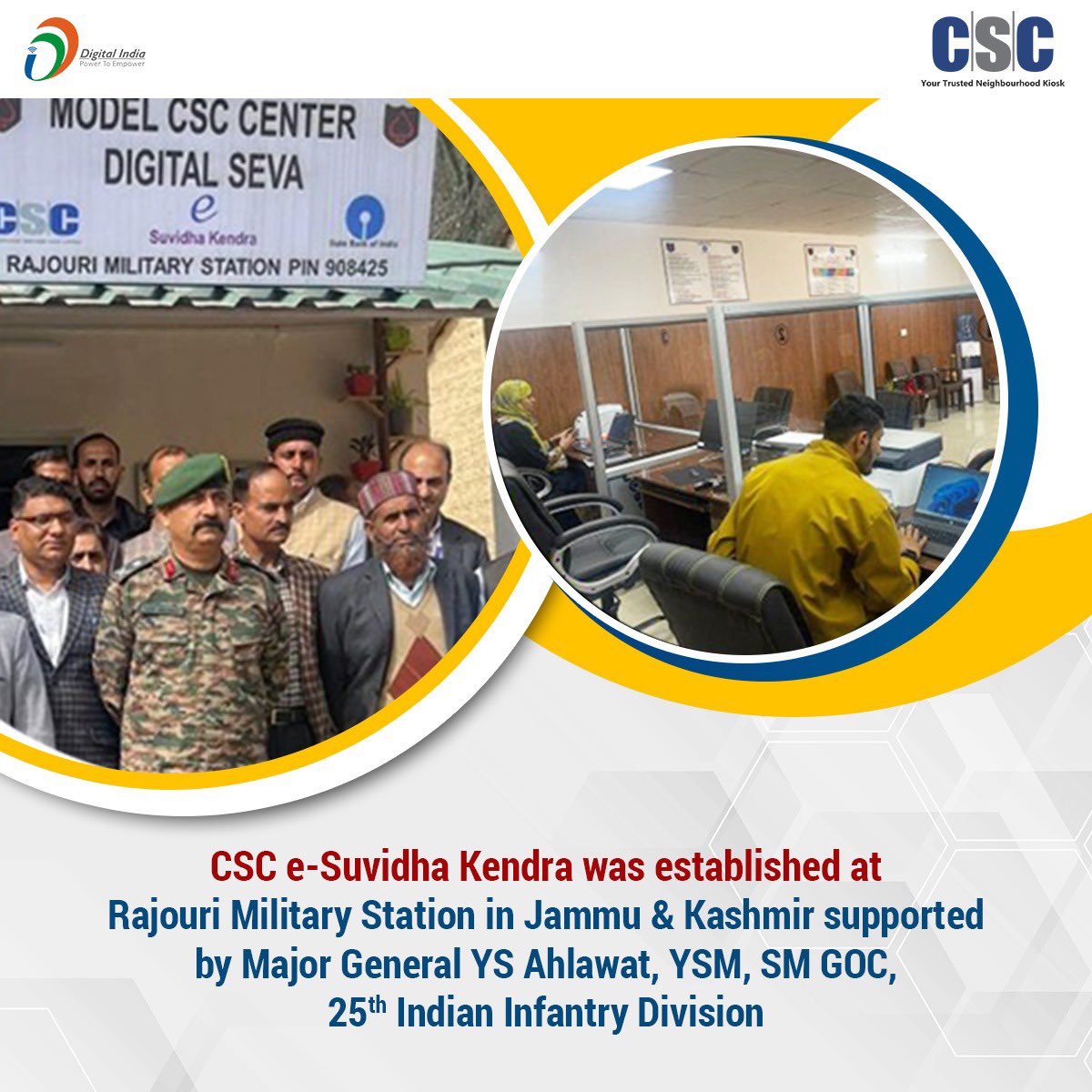 CSCeGov on Twitter "A model CSC centre was inaugurated at Rajouri