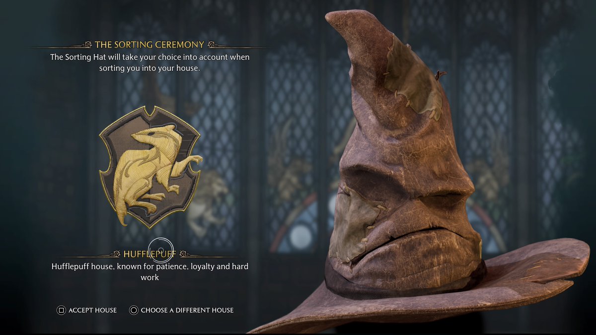gaildlr's tweet photo. Got sorted into Hufflepuff! #PS5Share, #HogwartsLegacy https://t.co/8Mnh9SD2aA