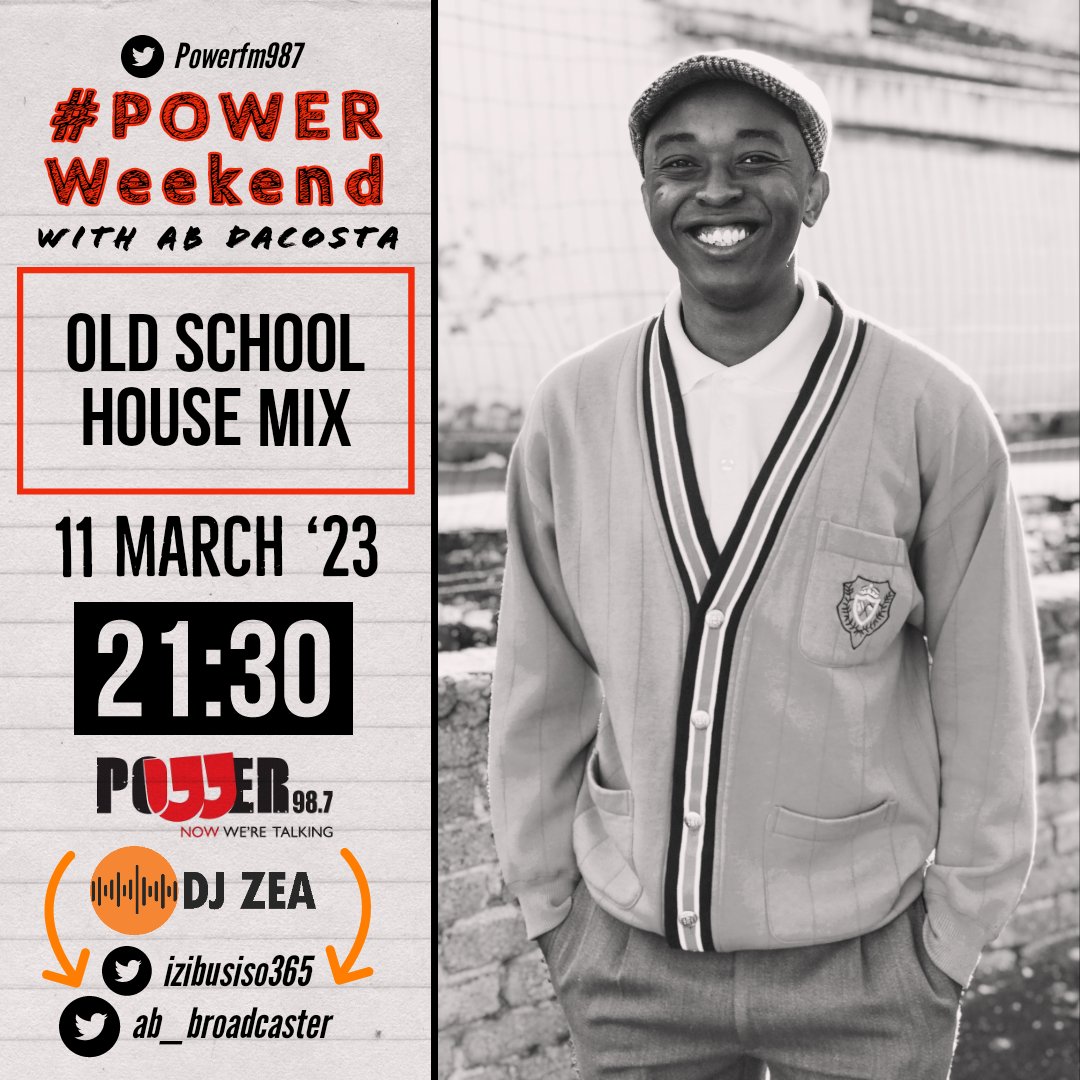 izibusiso365's tweet image. Set the alarm. I am on the decks on #POWERWeekend with my bro @AB_Broadcaster on @Powerfm987 at 9:30PM. Don't miss it!