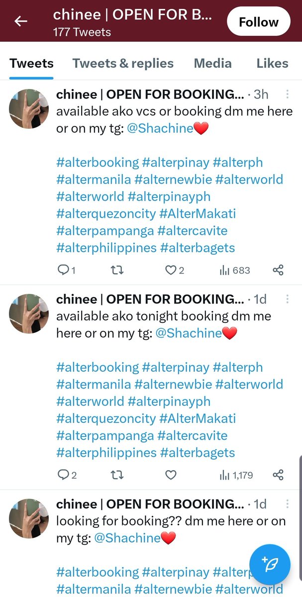 alterlifefun's tweet photo. Buhay pa din yung scammer. Haha #alterph #alter #AlterManila #alterpinay #alterbooking #AlterBookings https://t.co/6An77clzlR