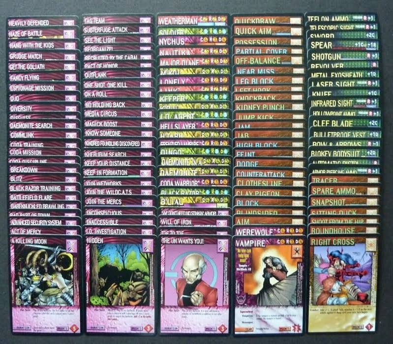 UnclePhil2K's tweet photo. I wish I could play the #Wildstorms card game right now with someone. It's the only #CCG I ever got into. Always loved the #Wildstorm universe. I could just go & play it with the Solitaire rules expansion, I guess, but that's just no damn fun. https://t.co/6XgmMe2mx7