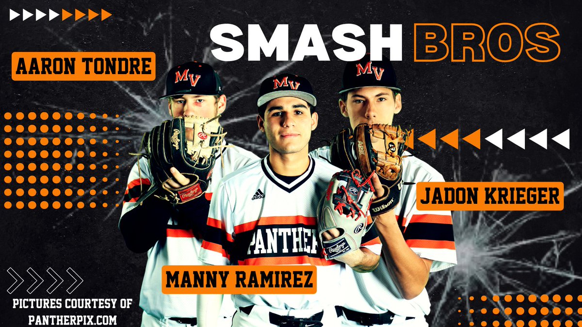 Official MV Baseball (@mvpnthrbaseball) on Twitter photo In the 9-1 win over Robstown, Aaron Tondre banged a double and homerun, Jadon Krieger went yard, and Manny Ramirez belted a double to earn our #MVSmashBros #RallyTheValleyMV <a href="/PantherSportsMV/">MVISD Panther Athletics</a> In the 9-1 win over Robstown, Aaron Tondre banged a double and homerun, Jadon Krieger went yard, and Manny Ramirez belted a double to earn our #MVSmashBros #RallyTheValleyMV <a href="/PantherSportsMV/">MVISD Panther Athletics</a>