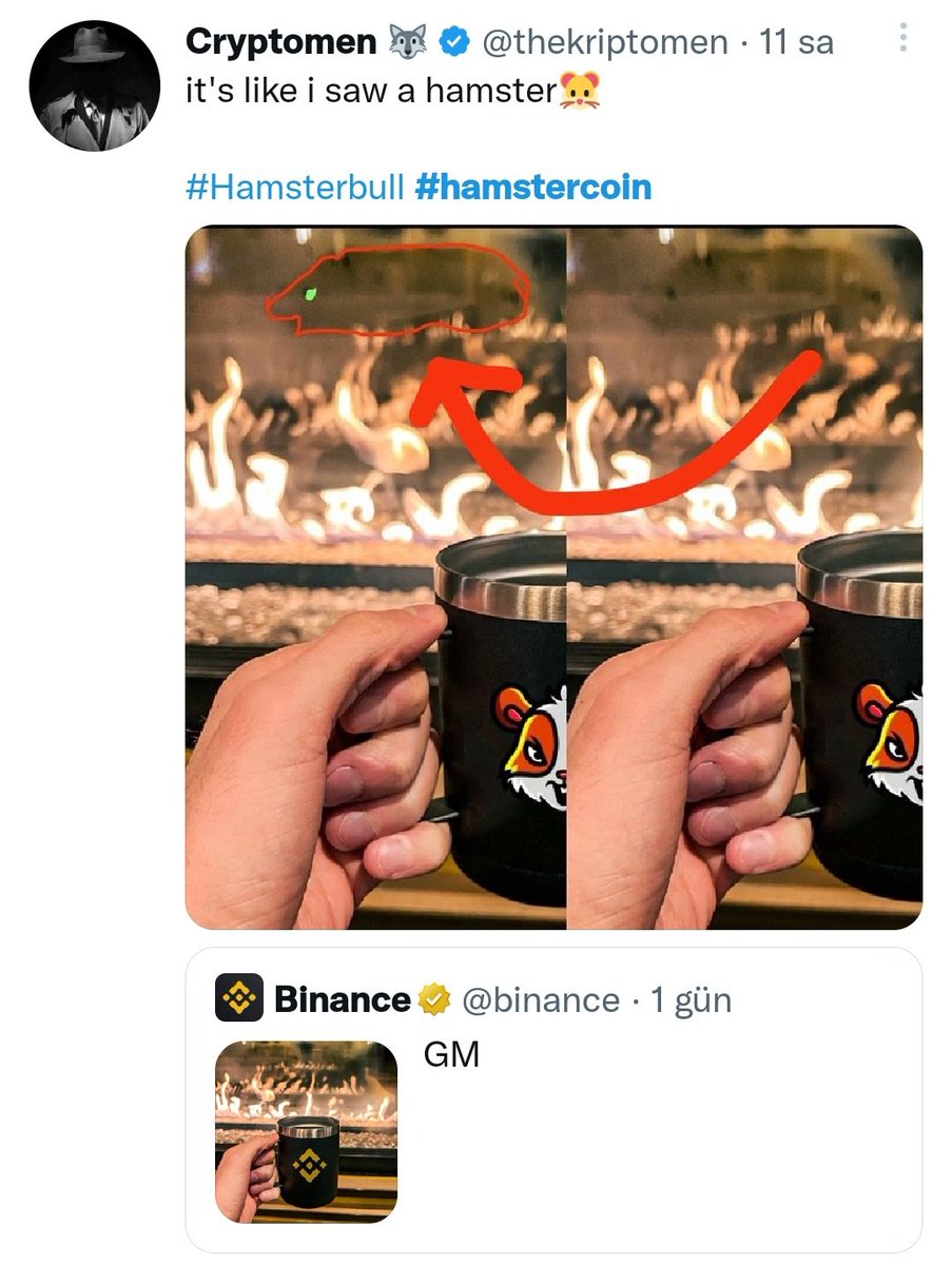 volkantsdemr's tweet photo. @BinanceUS Hamster certainly, because he is BUILDING steps to solve the crypto industry $HAM 🤝 #Binance
#hamnft
#hamwallet
#hammetaverse
#Vanillaİcea https://t.co/HC7FWk3IXc