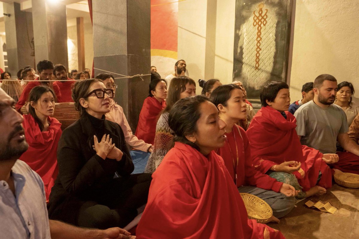 mkoirala's tweet photo. Blessed to participate in #abhishekham of #lingambhairavi temple in #kathmandu thank you guru ji @SadhguruJV ji @ishafoundation 🙏🏻🙏🏻🙏🏻 https://t.co/6COwxgh9V2