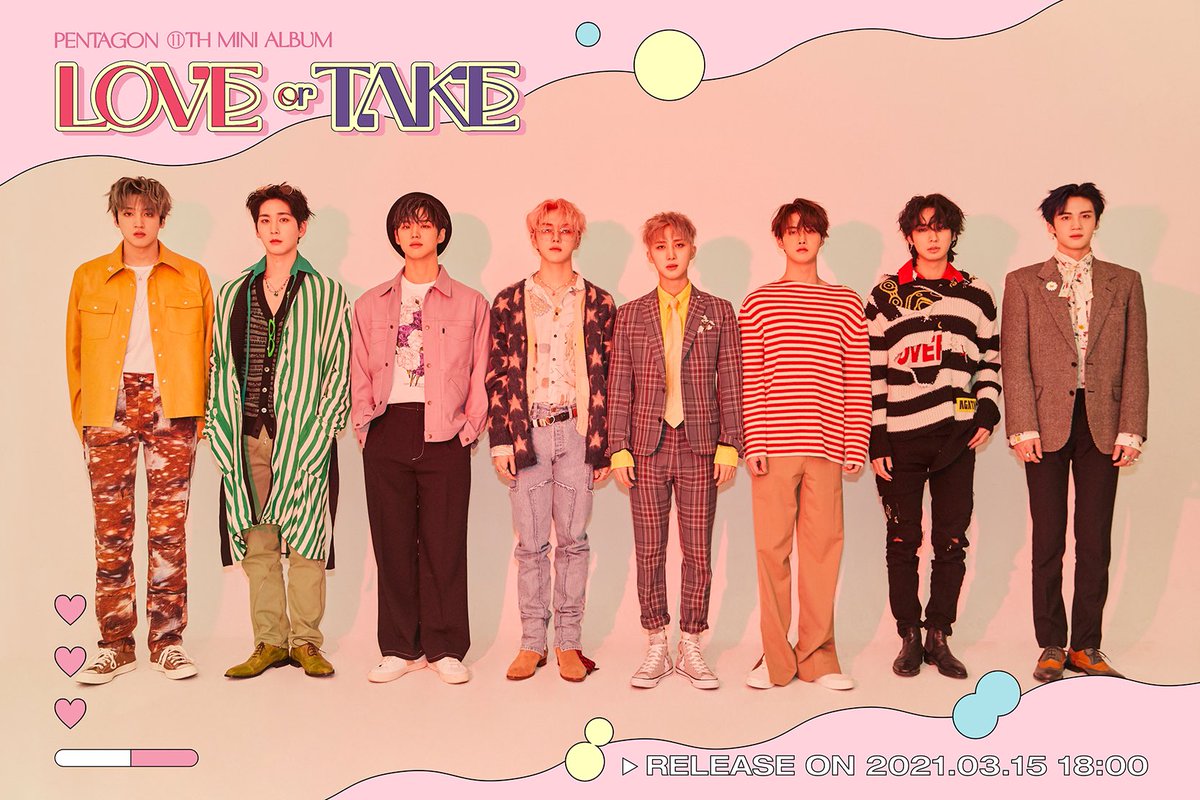 iconic pentagon styling where the outfits are totally different &amp; seem like they shouldn't go together but it works ✨️