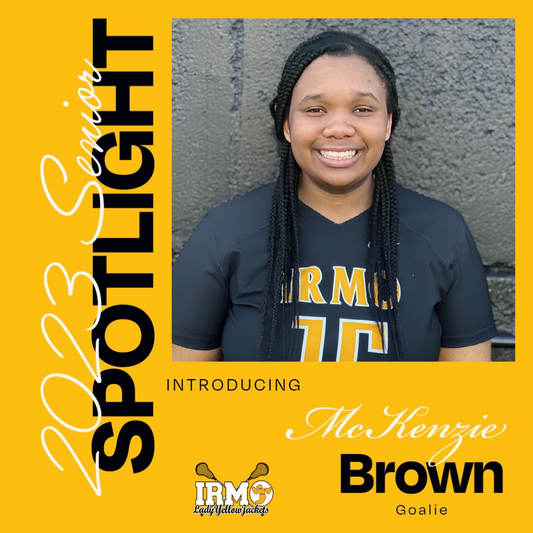 Irmo High Girls Lacrosse (@ihglax) on Twitter photo McKenzie Brown is next on our list of seniors! Please come support the seniors on Monday, March 13 vs Bluffton, on Senior Night. We love our seniors! @fearthestingihs <a href="/IrmoYJClub/">IrmoYellowJacketClub</a> <a href="/IrmoHigh/">Irmo High School International School for the Arts</a> <a href="/SpringHillHS/">Spring Hill High</a> McKenzie Brown is next on our list of seniors! Please come support the seniors on Monday, March 13 vs Bluffton, on Senior Night. We love our seniors! @fearthestingihs <a href="/IrmoYJClub/">IrmoYellowJacketClub</a> <a href="/IrmoHigh/">Irmo High School International School for the Arts</a> <a href="/SpringHillHS/">Spring Hill High</a>