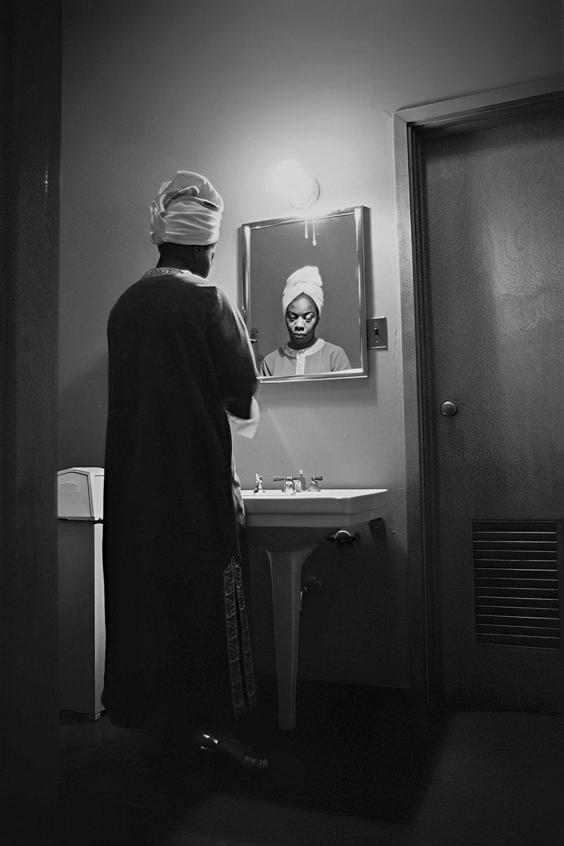 BSJazz's tweet photo. Nina Simone In a motel room in Buffalo, New York. December 1964.

© Alfred Wertheimer https://t.co/w3k4F8QRIq