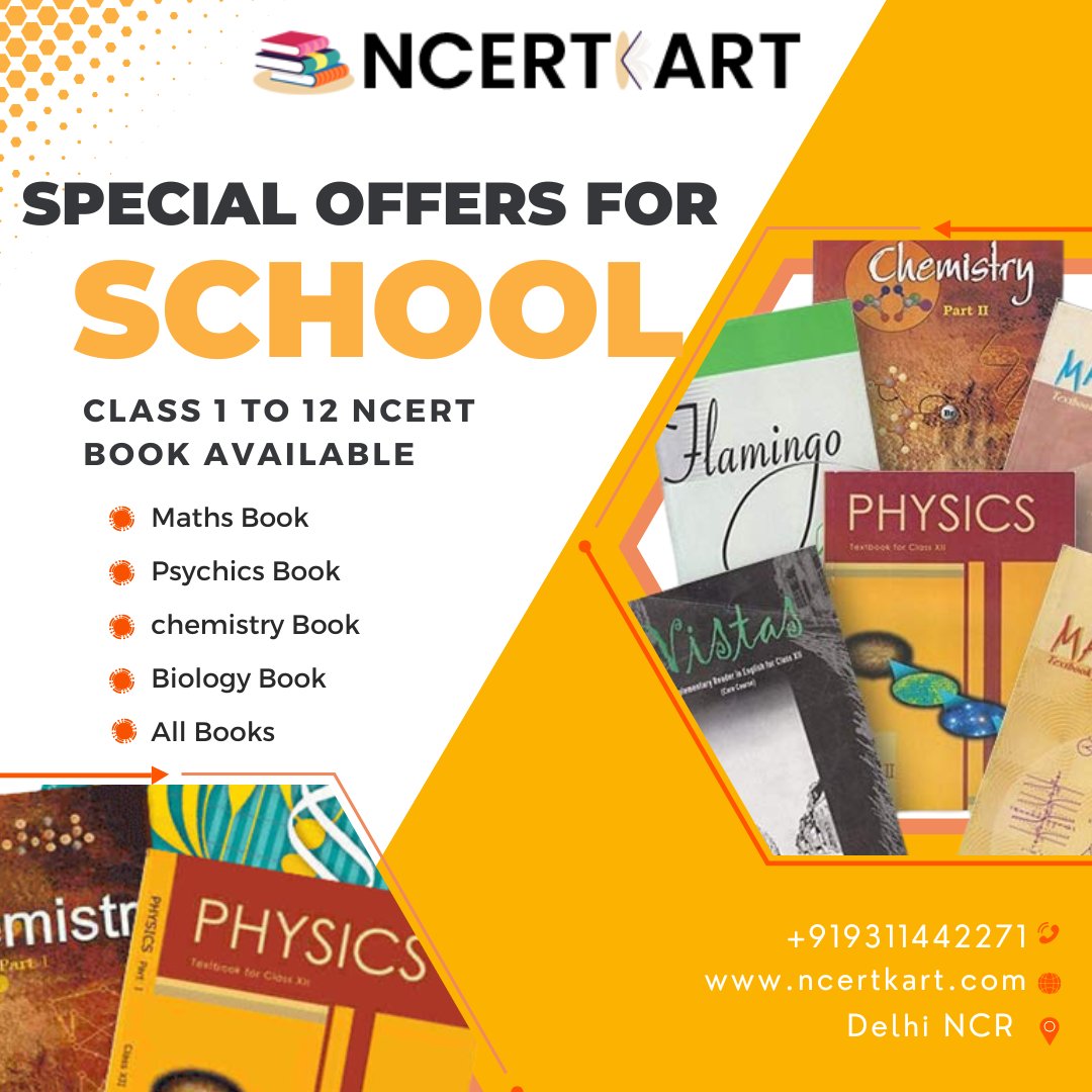ncertkart's tweet photo. Time to stock up on your favorite NCERT books! 
Take advantage of these amazing special offers and get the knowledge you need in a cost-effective way. 🤩
Share with us which NCERT books you're adding to your collection!
#NCERTKART #NCERTBOOK #NCERT_BOOK #UPSCBOOK https://t.co/i5Tfy5HaGg