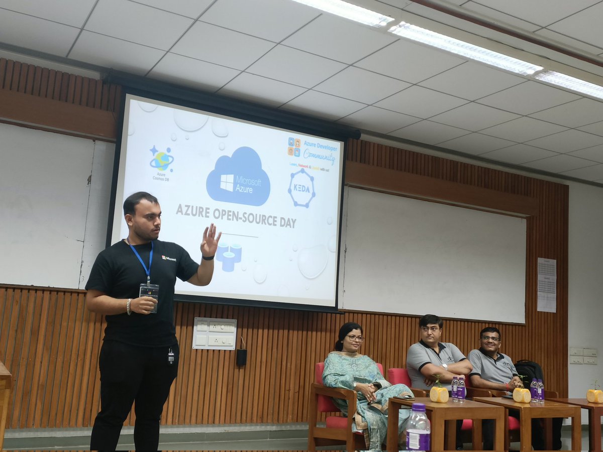 LaxdipPatel's tweet image. Let&apos;s get started #AzureOpenSourceDay Ahmedabad by @AmreDarpan  @azdevahmedabad
@azdevindia
#Azure #AzureOpenSourceDay #AzureDevOps